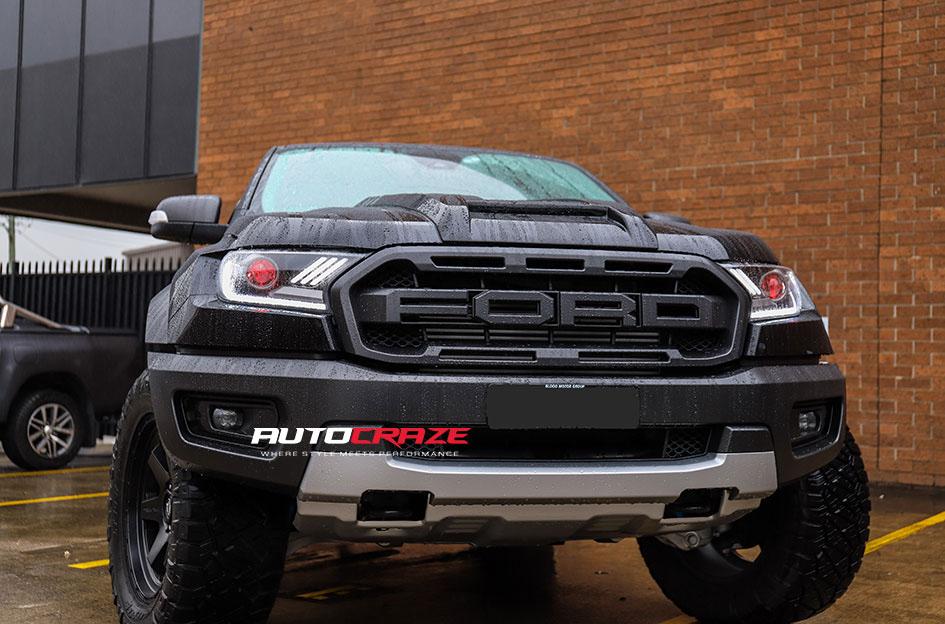 FORD RANGER RAPTOR SHOK MATTE BLACK